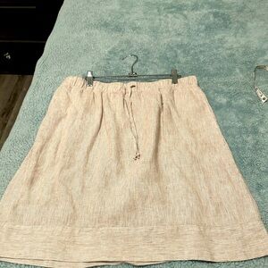 J. Jill linen skirt